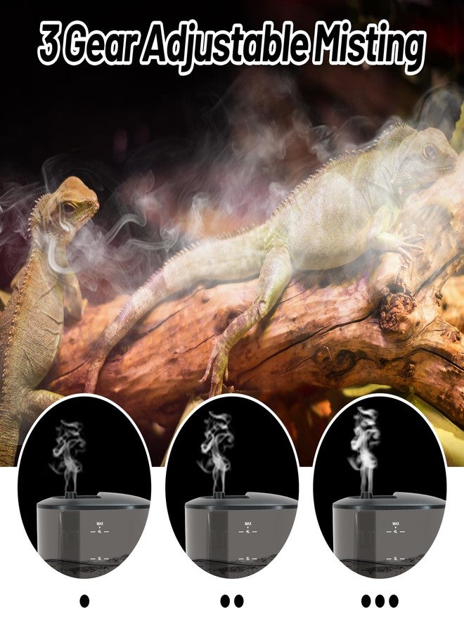 CAVACHEW 4L Reptile Humidifier Fogger Top Fill, Automatic Misting System for Reptiles, Adjustable Fogging, Leak-Proof, Timing Terrarium Mister Tank Humidifier for Snake Chameleon Frog Hermit Crab - Image 4